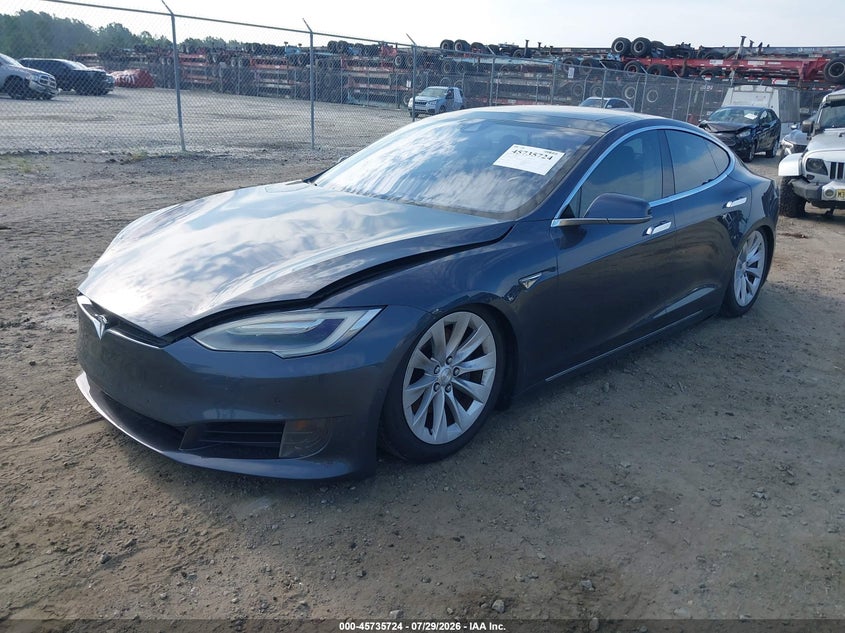 2016 Tesla Model s VIN 5YJSA1E12GF138325 IAAI salvage auction — MECHANICAL, Clear (South Carolina), sold $3,650 on 2026-07-31 (photo 2)
