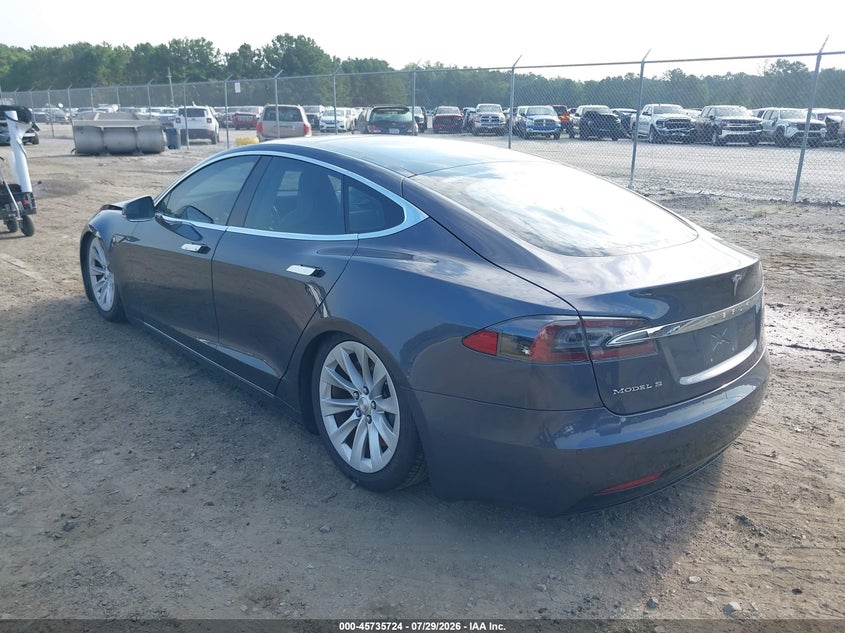 2016 Tesla Model s VIN 5YJSA1E12GF138325 IAAI salvage auction — MECHANICAL, Clear (South Carolina), sold $3,650 on 2026-07-31 (photo 3)
