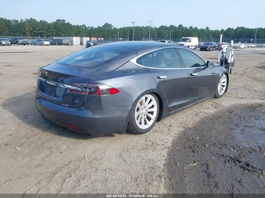 2016 Tesla Model s VIN 5YJSA1E12GF138325 IAAI salvage auction — MECHANICAL, Clear (South Carolina), sold $3,650 on 2026-07-31 (photo 4)