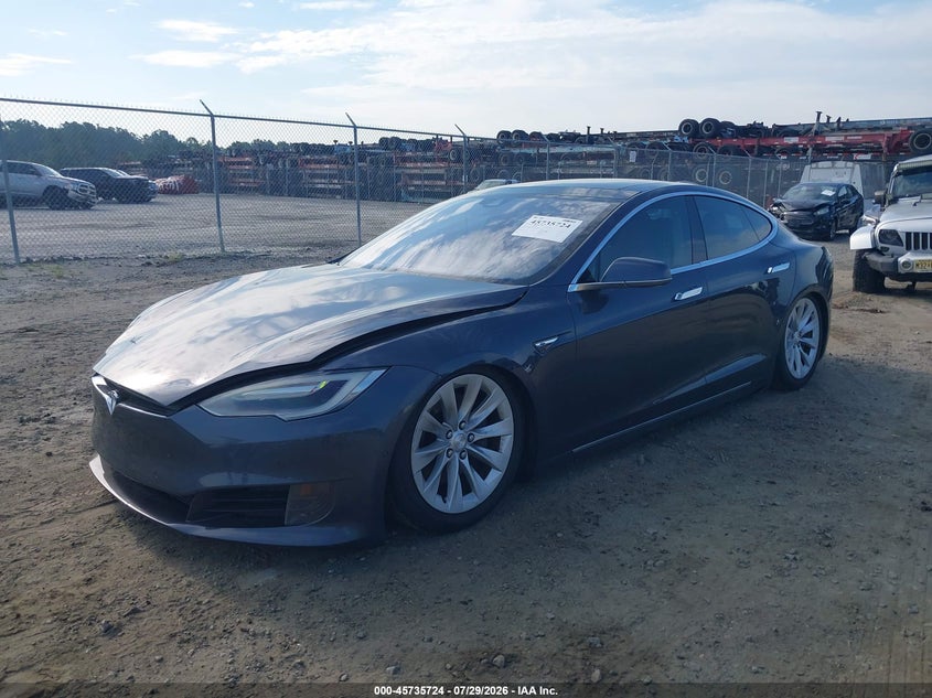 2016 Tesla Model s VIN 5YJSA1E12GF138325 IAAI salvage auction — MECHANICAL, Clear (South Carolina), sold $3,650 on 2026-07-31 (photo 6)