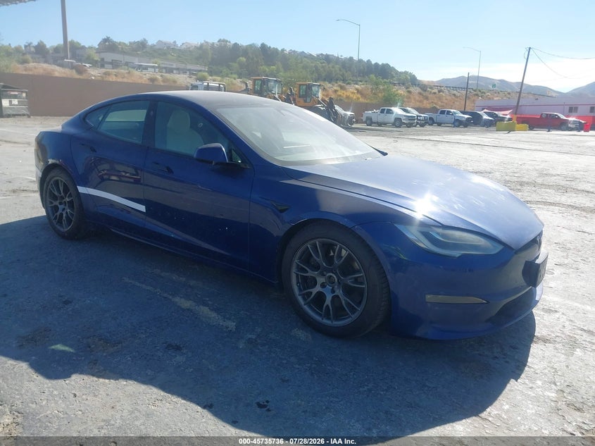 2021 Tesla Model s VIN 5YJSA1E58MF428471 — IAAI salvage auction photo