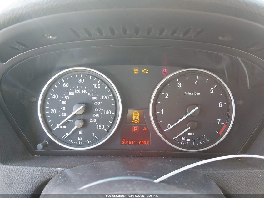 2013 BMW X5 VIN 5UXZV4C50D0B15230 IAAI salvage auction — NORMAL WEAR, Clear (Alabama), sold $275 on 2026-08-21 (photo 7)