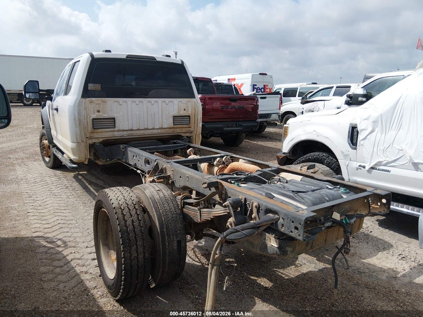 2020 Ford F-550 chassis VIN 1FD0X5HNXLEC14246 IAAI salvage auction — NORMAL WEAR, Clear (Texas), sold $7,000 on 2026-08-19 (photo 3)