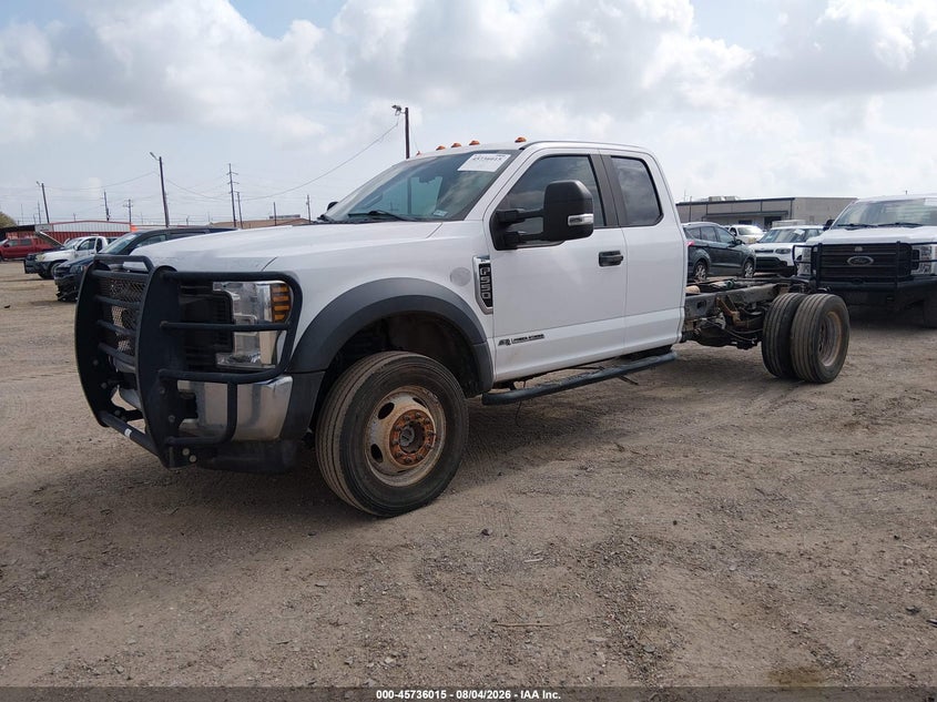 2019 Ford F-550 chassis VIN 1FD0X5HT9KEE13978 IAAI salvage auction — NORMAL WEAR, Clear (Texas), sold $10,050 on 2026-08-12 (photo 2)