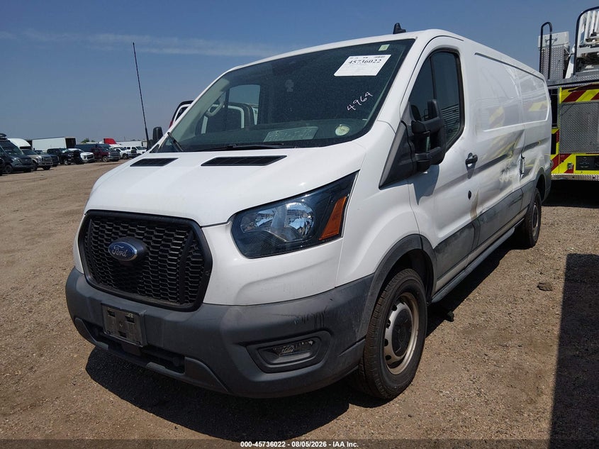 2021 Ford Transit-250 VIN 1FTBR1Y89MKA91813 IAAI salvage auction — LEFT & RIGHT, Clear (Colorado), sold $12,550 on 2026-08-11 (photo 2)