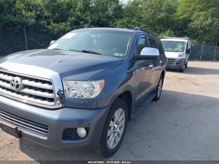2010 Toyota Sequoia VIN 5TDJY5G13AS027877 IAAI salvage auction — NORMAL WEAR, Clear (Pennsylvania), sold $4,075 on 2026-07-31 (photo 2)