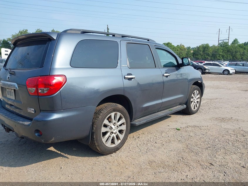 2010 Toyota Sequoia VIN 5TDJY5G13AS027877 IAAI salvage auction — NORMAL WEAR, Clear (Pennsylvania), sold $4,075 on 2026-07-31 (photo 4)