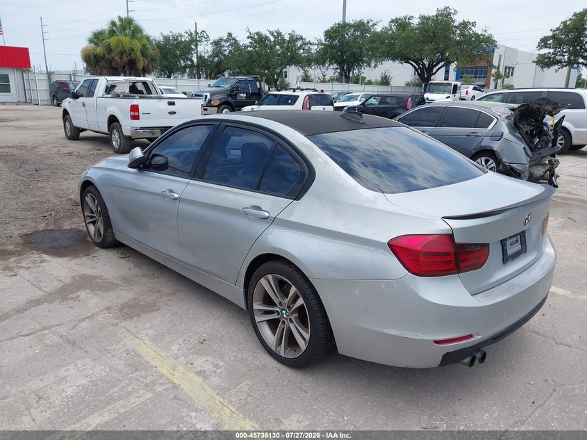 2012 BMW 3 series VIN WBA3A5C51CF341033 IAAI salvage auction — MECHANICAL, Clear (Florida), sold $800 on 2026-08-05 (photo 3)