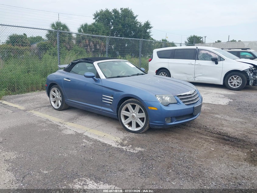 2006 Chrysler Crossfire VIN 1C3AN65L76X062320 IAAI salvage auction — ROOF, Clear (Florida), sold $1,500 on 2026-08-29 (photo 1)