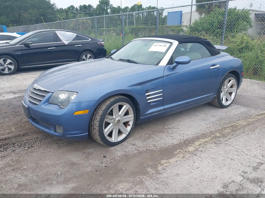 2006 Chrysler Crossfire VIN 1C3AN65L76X062320 IAAI salvage auction — ROOF, Clear (Florida), sold $1,500 on 2026-08-29 (photo 2)