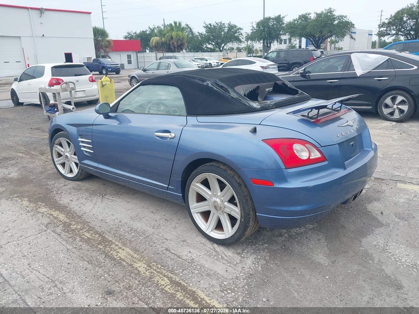 2006 Chrysler Crossfire VIN 1C3AN65L76X062320 IAAI salvage auction — ROOF, Clear (Florida), sold $1,500 on 2026-08-29 (photo 3)