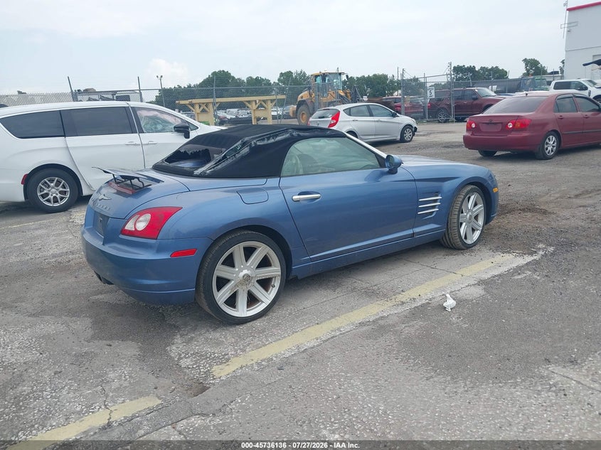 2006 Chrysler Crossfire VIN 1C3AN65L76X062320 IAAI salvage auction — ROOF, Clear (Florida), sold $1,500 on 2026-08-29 (photo 4)
