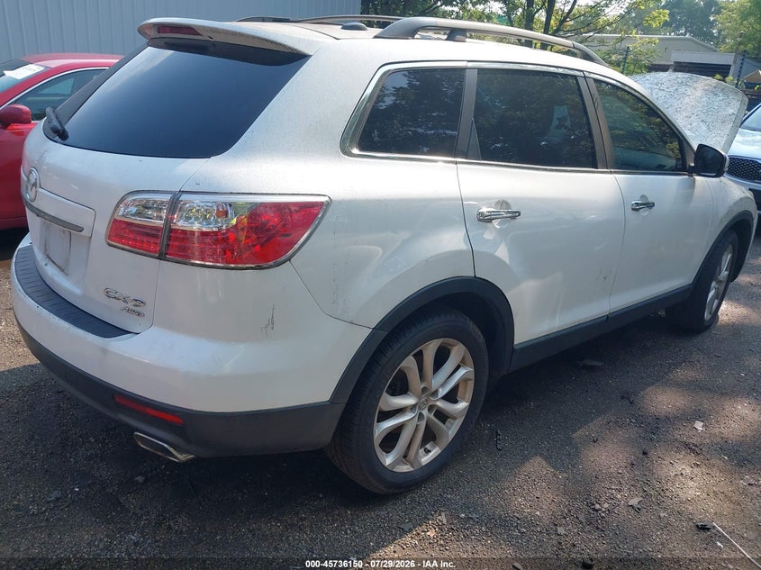 2011 Mazda Cx-9 VIN JM3TB3DV4B0325985 IAAI salvage auction — NORMAL WEAR, Clear (Virginia), sold $600 on 2026-08-23 (photo 4)