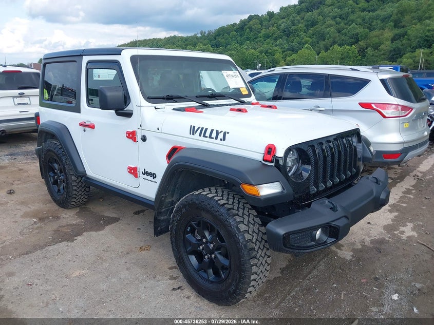 2021 Jeep Wrangler / VIN 1C4GJXAG1MW837309 — IAAI salvage auction photo