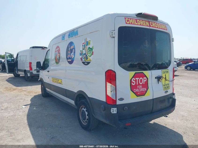 2019 Ford Transit VIN 1FTYR2CM0KKB56176 IAAI salvage auction — FRONT END, Original (Texas), sold $7,250 on 2026-09-04 (photo 3)