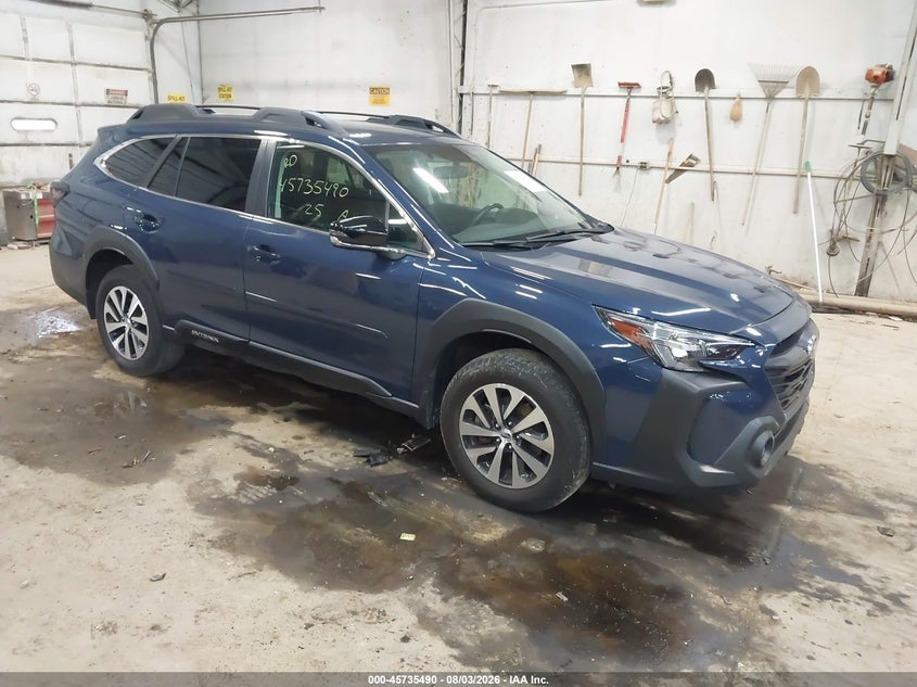 2025 Subaru Outback VIN 4S4BTADC6S3139007 IAAI salvage auction — HAIL, Wait Title, sold $13,200 on 2026-08-22 (photo 1)