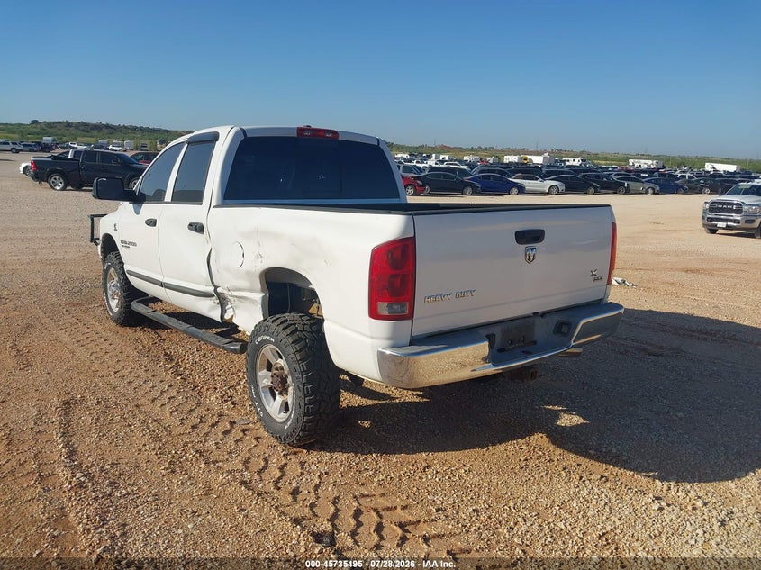 2006 Dodge Ram 2500 VIN 3D7KS28C36G230672 IAAI salvage auction — LEFT SIDE, Clear (Arkansas), sold $9,500 on 2026-08-06 (photo 3)