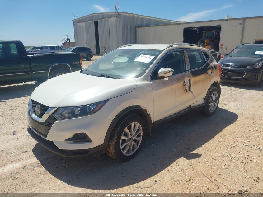 2020 Nissan Rogue sport VIN JN1BJ1CV0LW549365 IAAI salvage auction — EXTERIOR BURN, Original (Texas), sold $425 on 2026-07-30 (photo 2)