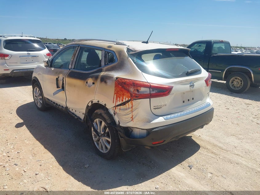 2020 Nissan Rogue sport VIN JN1BJ1CV0LW549365 IAAI salvage auction — EXTERIOR BURN, Original (Texas), sold $425 on 2026-07-30 (photo 3)