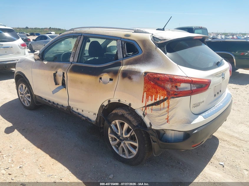 2020 Nissan Rogue sport VIN JN1BJ1CV0LW549365 IAAI salvage auction — EXTERIOR BURN, Original (Texas), sold $425 on 2026-07-30 (photo 6)
