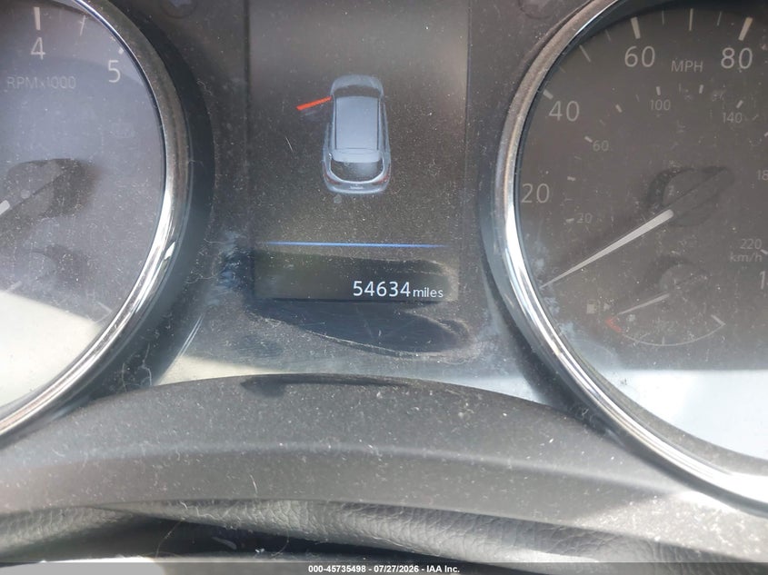 2020 Nissan Rogue sport VIN JN1BJ1CV0LW549365 IAAI salvage auction — EXTERIOR BURN, Original (Texas), sold $425 on 2026-07-30 (photo 7)