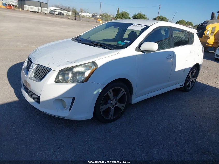 2009 Pontiac Vibe VIN 5Y2SR67019Z461191 IAAI salvage auction — NORMAL WEAR, Clear (Montana), sold $450 on 2026-09-17 (photo 2)