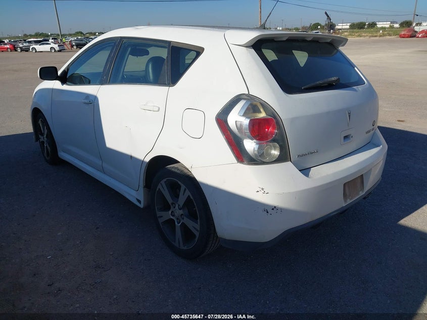 2009 Pontiac Vibe VIN 5Y2SR67019Z461191 IAAI salvage auction — NORMAL WEAR, Clear (Montana), sold $450 on 2026-09-17 (photo 3)