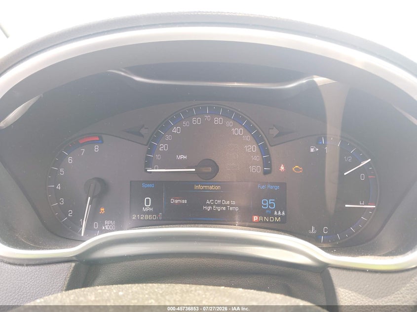 2014 Cadillac Srx VIN 3GYFNAE33ES533670 IAAI salvage auction — FRONT END, Salvage Title, sold $625 on 2026-09-04 (photo 7)
