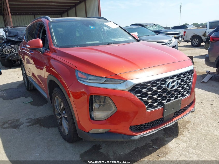 2020 Hyundai Santa fe VIN 5NMS33AD6LH191270 IAAI salvage auction — LEFT SIDE, Wait Title, sold $5,650 on 2026-10-05 (photo 1)