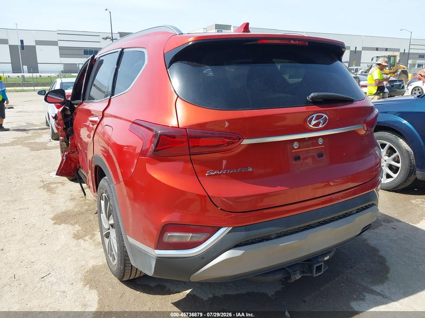 2020 Hyundai Santa fe VIN 5NMS33AD6LH191270 IAAI salvage auction — LEFT SIDE, Wait Title, sold $5,650 on 2026-10-05 (photo 3)