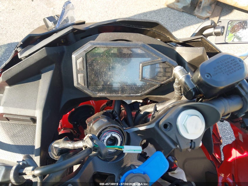 2024 Kawasaki Ninja VIN ML5EXGG11RDA20723 IAAI salvage auction — FRONT END, Salvage (South Carolina), sold $600 on 2026-09-16 (photo 7)