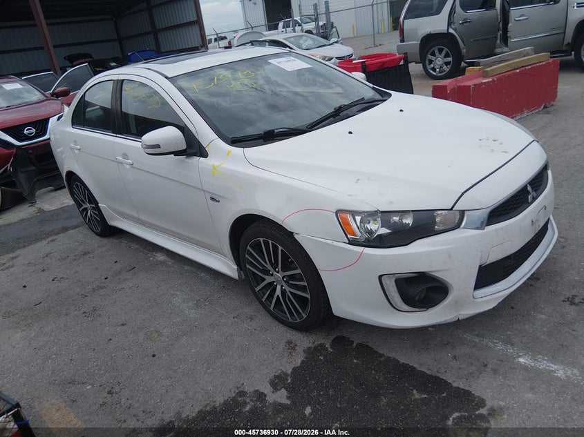 2017 Mitsubishi Lancer VIN JA32V2FW3HU010235 IAAI salvage auction — LEFT SIDE, Salvage (Missouri), sold $1,300 on 2026-09-01 (photo 1)
