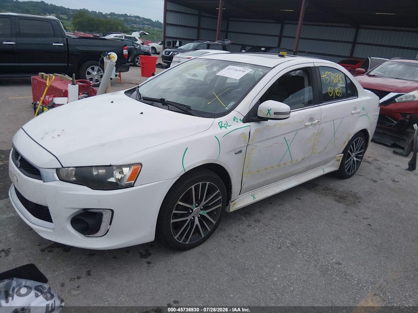2017 Mitsubishi Lancer VIN JA32V2FW3HU010235 IAAI salvage auction — LEFT SIDE, Salvage (Missouri), sold $1,300 on 2026-09-01 (photo 2)