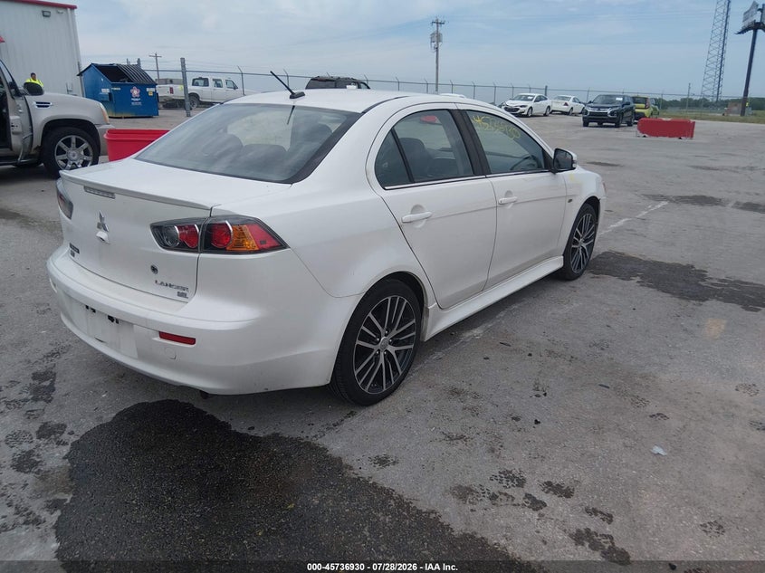 2017 Mitsubishi Lancer VIN JA32V2FW3HU010235 IAAI salvage auction — LEFT SIDE, Salvage (Missouri), sold $1,300 on 2026-09-01 (photo 4)