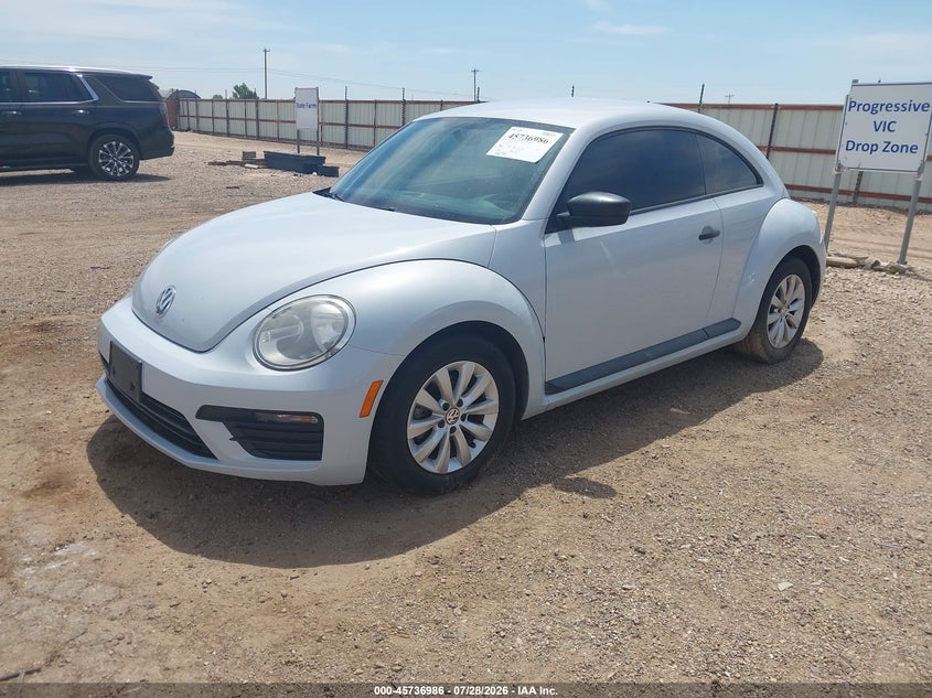 2017 Volkswagen Beetle VIN 3VWF17AT1HM630687 IAAI salvage auction — HAIL, Salvage Title, sold $1,950 on 2026-10-06 (photo 2)