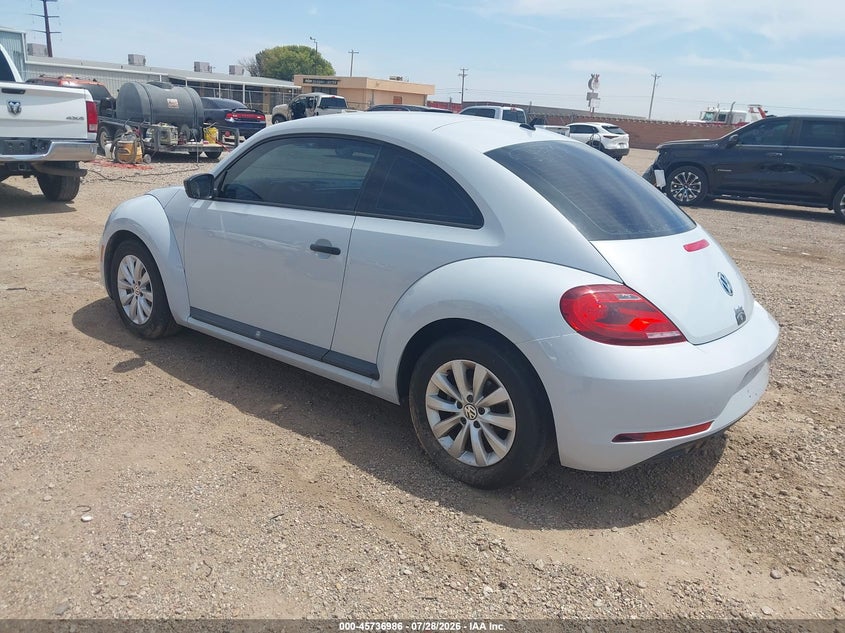 2017 Volkswagen Beetle VIN 3VWF17AT1HM630687 IAAI salvage auction — HAIL, Salvage Title, sold $1,950 on 2026-10-06 (photo 3)