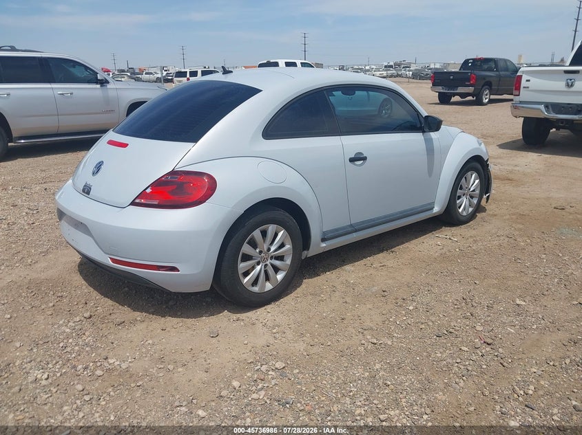2017 Volkswagen Beetle VIN 3VWF17AT1HM630687 IAAI salvage auction — HAIL, Salvage Title, sold $1,950 on 2026-10-06 (photo 4)