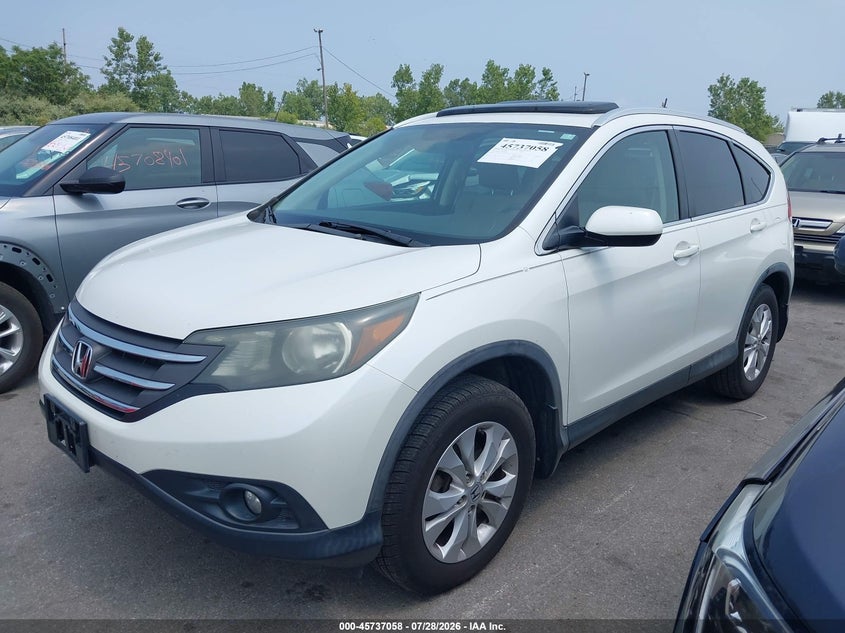 2013 Honda Cr-v VIN 5J6RM3H74DL016473 IAAI salvage auction — REAR END, Salvage (Ohio), sold $2,100 on 2026-08-07 (photo 2)