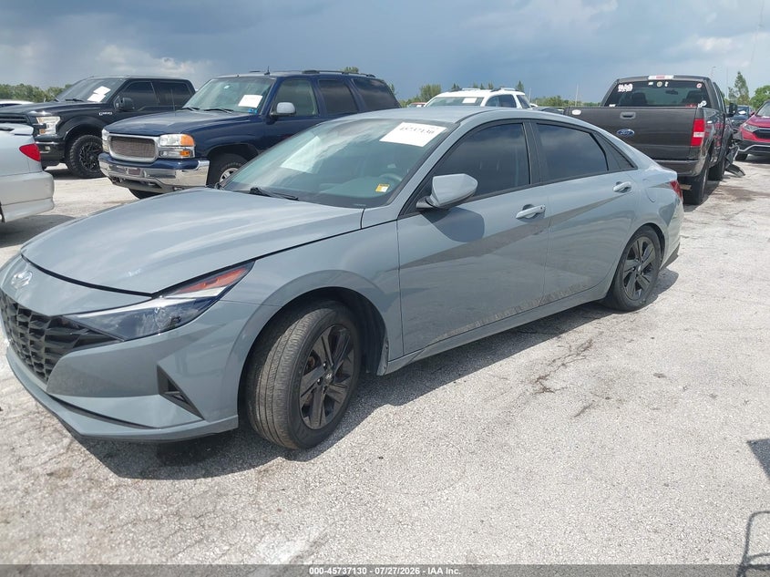 2021 Hyundai Elantra VIN KMHLM4AG3MU141644 IAAI salvage auction — NORMAL WEAR, Clear (Florida), sold $2,700 on 2026-07-30 (photo 2)
