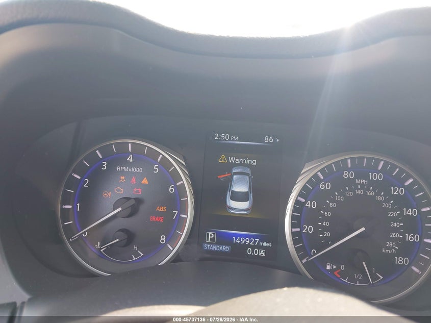 2016 Infiniti Q50 VIN JN1CV7AP2GM202993 IAAI salvage auction — MECHANICAL, Clear (Wisconsin), sold $600 on 2026-08-01 (photo 7)