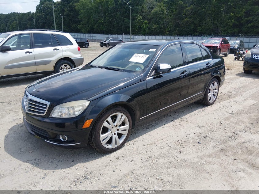 2008 Mercedes-benz C-klasse VIN WDDGF54X28F149736 IAAI salvage auction — UNKNOWN, Clear (Georgia), sold $750 on 2026-08-04 (photo 2)