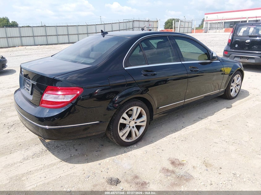 2008 Mercedes-benz C-klasse VIN WDDGF54X28F149736 IAAI salvage auction — UNKNOWN, Clear (Georgia), sold $750 on 2026-08-04 (photo 4)