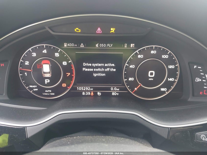 2019 Audi Q7 VIN WA1VABF70KD037283 IAAI salvage auction — REAR END, Salvage Title, sold $9,050 on 2026-08-26 (photo 7)