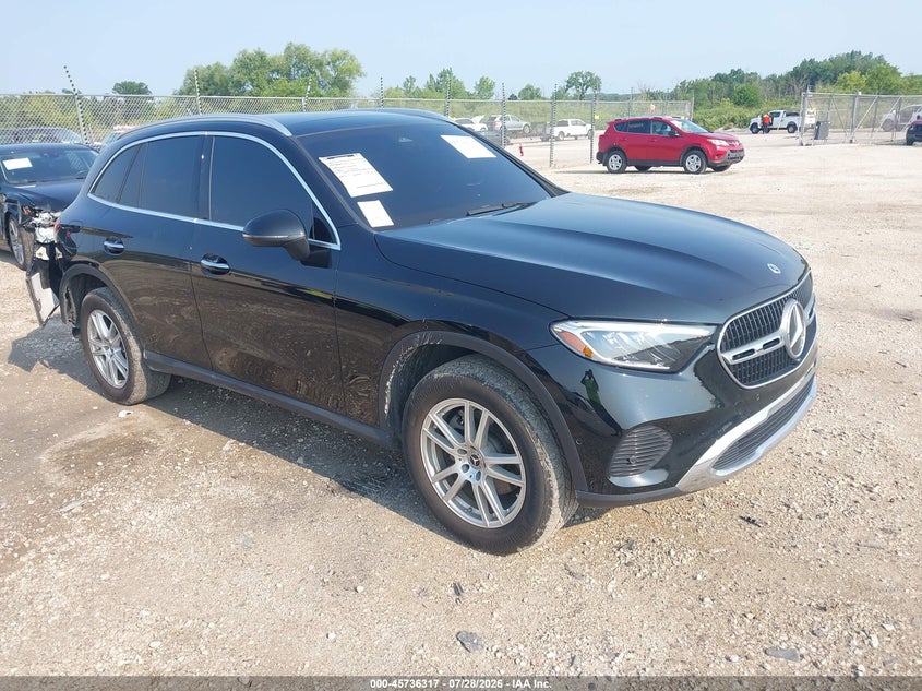 2023 Mercedes-Benz GLC-Class VIN W1NKM4HB6PU021456 IAAI salvage auction — Rear End, Clear Claim Paid (Wisconsin), sold $22,600 on 2026-09-04 (photo 1)