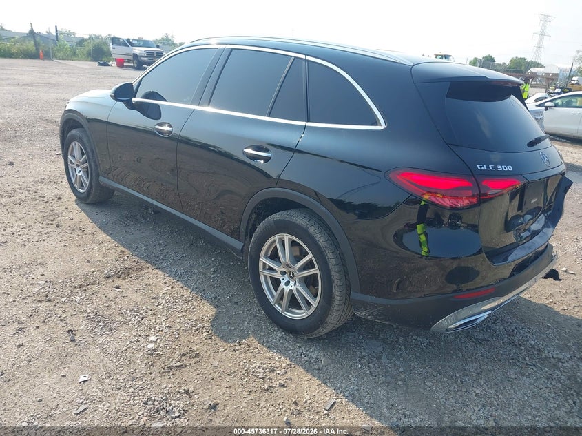 2023 Mercedes-Benz GLC-Class VIN W1NKM4HB6PU021456 IAAI salvage auction — Rear End, Clear Claim Paid (Wisconsin), sold $22,600 on 2026-09-04 (photo 3)