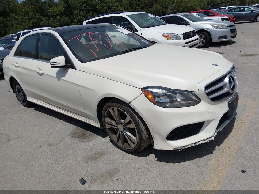 2016 Mercedes-benz E-klasse VIN WDDHF5KB4GB169715 IAAI salvage auction — NORMAL WEAR, Original (Texas), sold $1,425 on 2026-08-10 (photo 1)