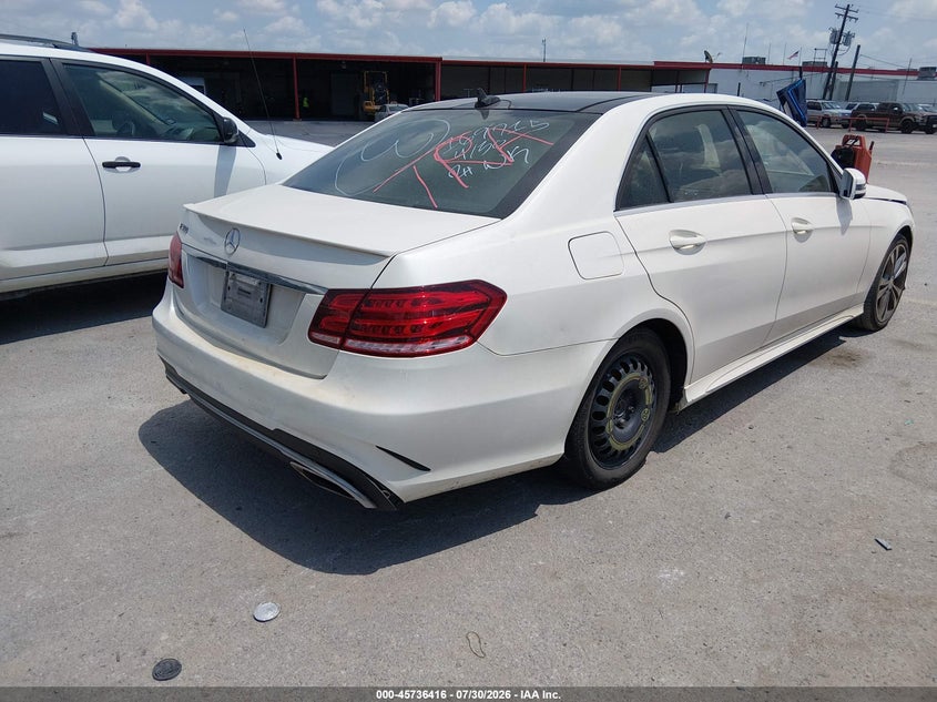 2016 Mercedes-benz E-klasse VIN WDDHF5KB4GB169715 IAAI salvage auction — NORMAL WEAR, Original (Texas), sold $1,425 on 2026-08-10 (photo 4)