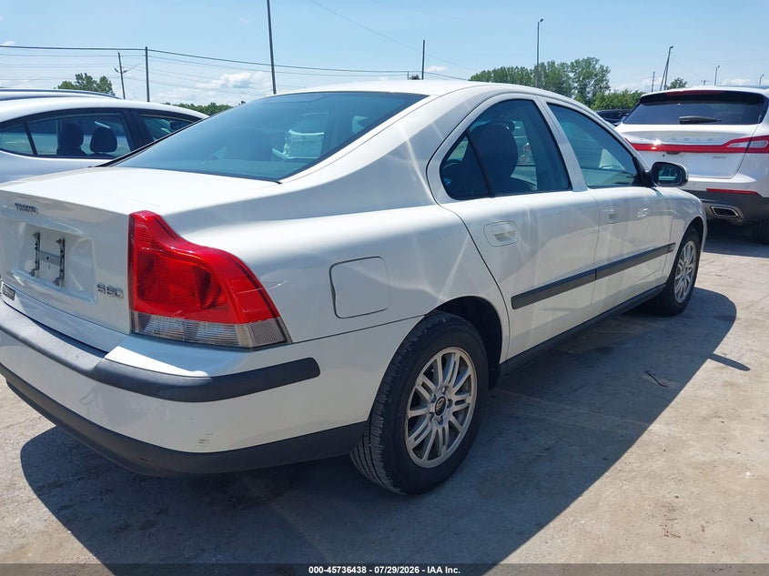 2003 Volvo S60 VIN YV1RS61T832267600 IAAI salvage auction — NORMAL WEAR, Original (Ohio), sold $300 on 2026-08-04 (photo 4)