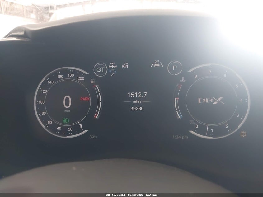 2023 Aston martin Dbx VIN SD7VUJBW8PTV08548 IAAI salvage auction — FRONT END, Salvage Title, sold $53,300 on 2026-08-31 (photo 7)