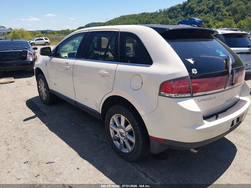2008 Lincoln Mkx VIN 2LMDU88C68BJ06210 IAAI salvage auction — FRONT END, Salvage (West Virginia), sold $200 on 2026-09-05 (photo 3)